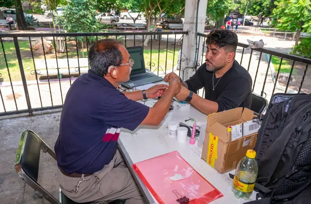 Atención auditiva durante una jornada comunitaria